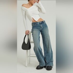 PacSun Casey Indigo Low Rise Baggy Jeans 27